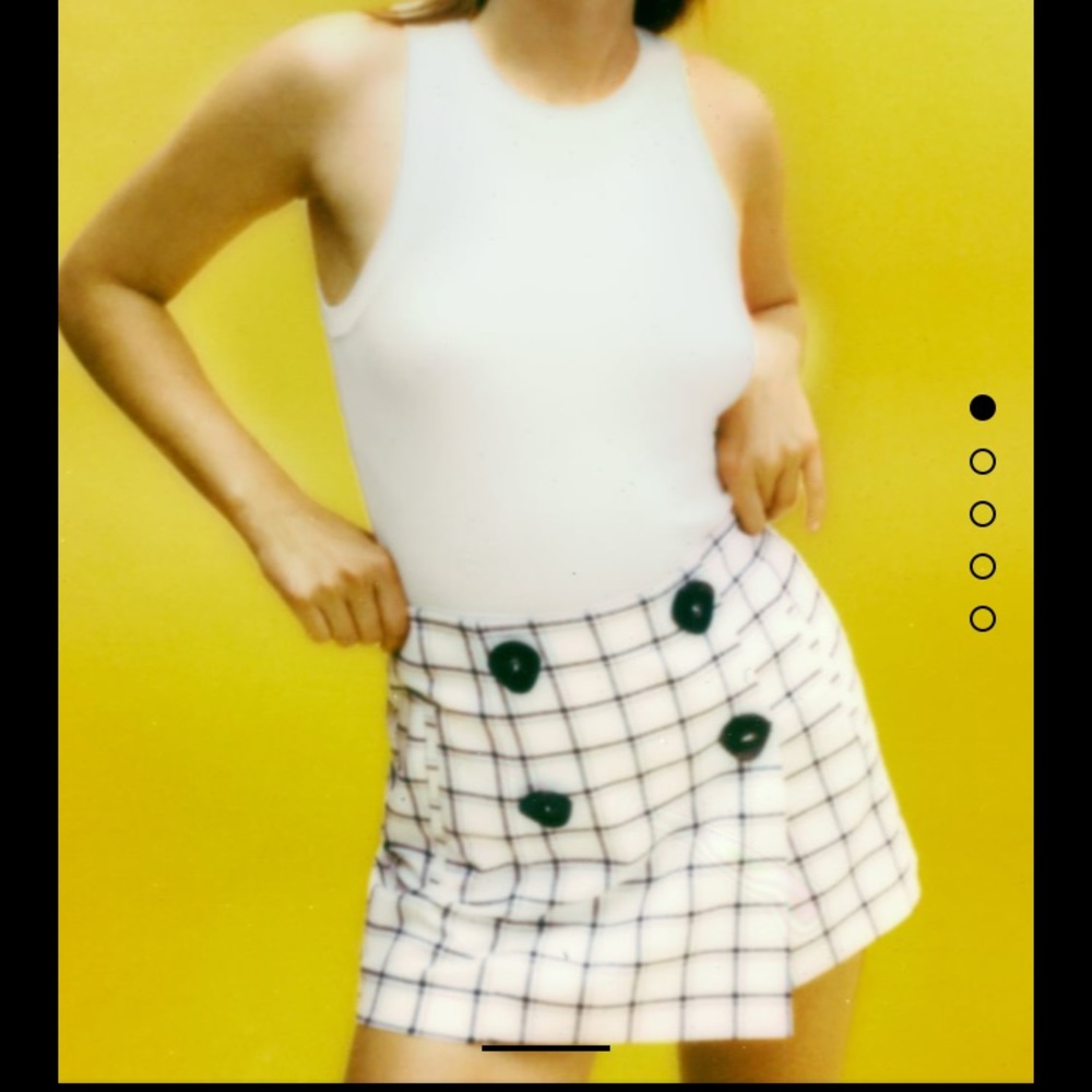 Plaid skort